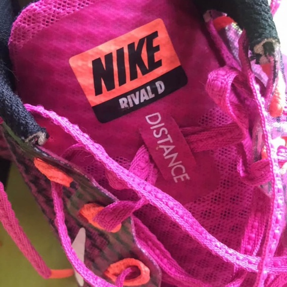 Womens Nike Rival D Track Shoes - Picture 2 of 8